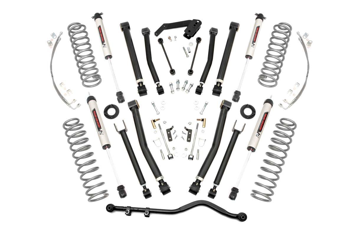 Rough Country 4 Inch Lift Kit | X-Series | V2 | Jeep Wrangler JK 4WD (2007-2018)