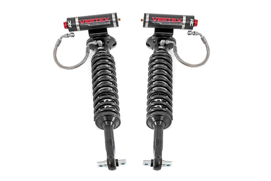 Rough Country Vertex 2.5 Remote Reservoir Leveling Coilovers | 2 Inch | Ford F-150 (14-24)