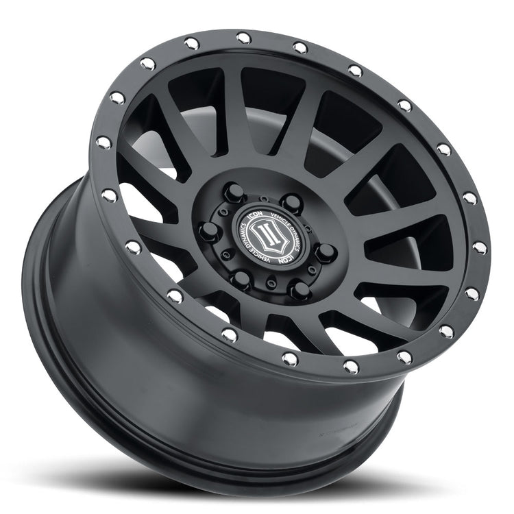 Icon Alloys Compression Satin Black Wheel 20 X 10 / 8 X 170 / -19 MM / 4.75" BS (2020108147SB)