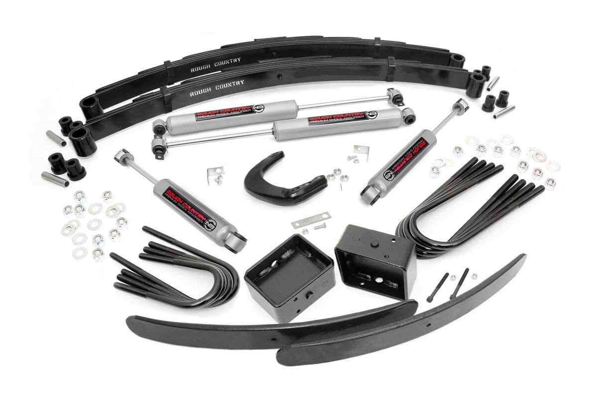Rough Country 6 Inch Lift Kit | Rear Blocks | Chevy/GMC 3/4-Ton Suburban/C25/K25 Truck (73-76)