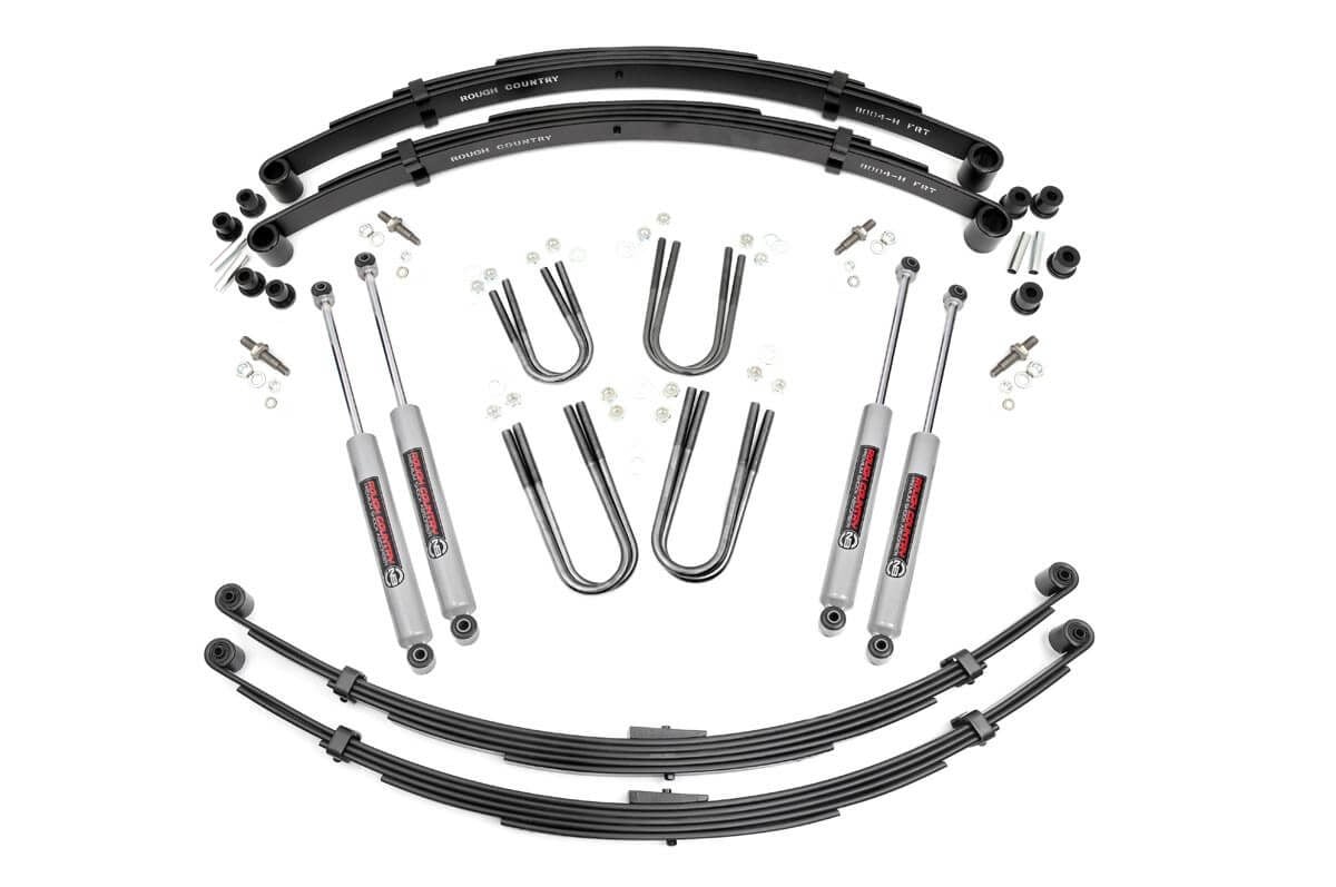 Rough Country 3 Inch Lift Kit | Rear Springs | Jeep Grand Wagoneer/J10 Truck/J20 Truck/Wagoneer 4WD