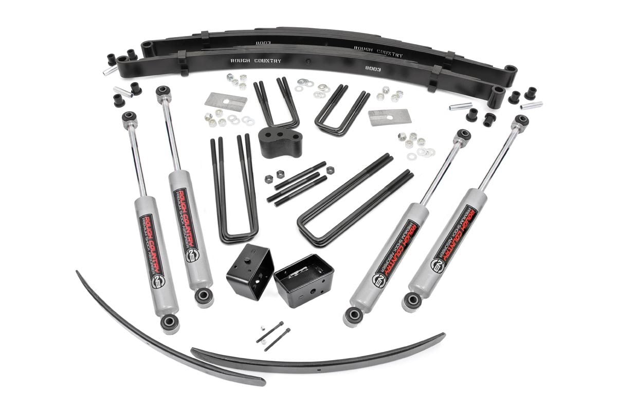 Rough Country 4 Inch Lift Kit | Rear Blocks | Dodge/Plymouth Ramcharger/Trailduster (74-77)