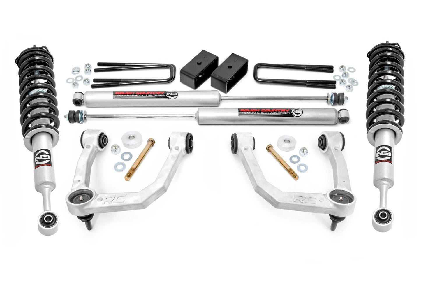 Rough Country 3.5 Inch Lift Kit | UCA | N3 Struts | Toyota Tacoma 4WD (2005-2023)