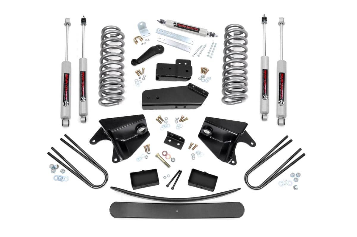 Rough Country 6 Inch Lift Kit | Rear Blocks | Ford Bronco/F-150 4WD (1980-1996)