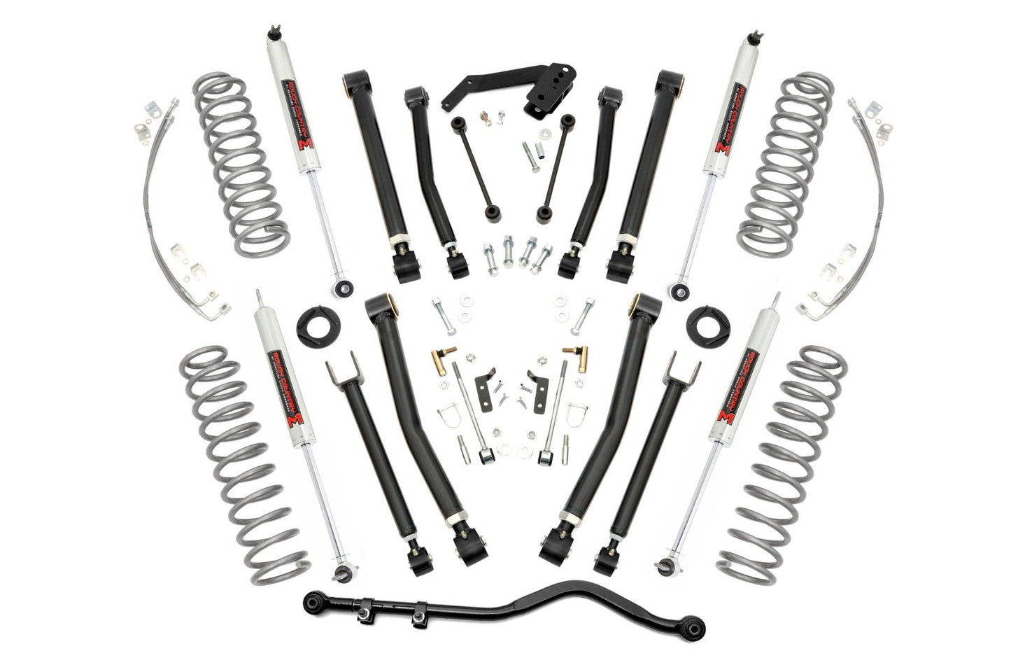 Rough Country 4 Inch Lift Kit | X-Series | M1 | Jeep Wrangler Unlimited 2WD/4WD (2007-2018)
