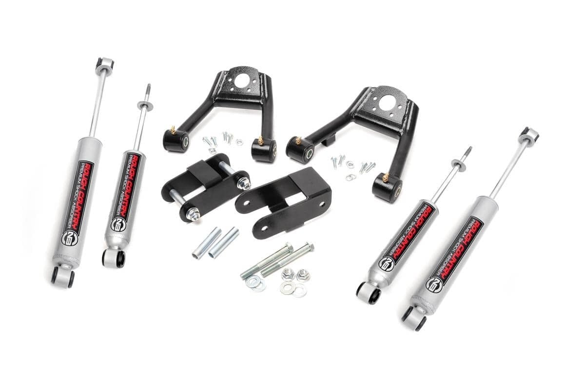 Rough Country 1.5-2 Inch Lift Kit | Nissan D21 Hardbody Truck (86-94)/Truck (95-97)