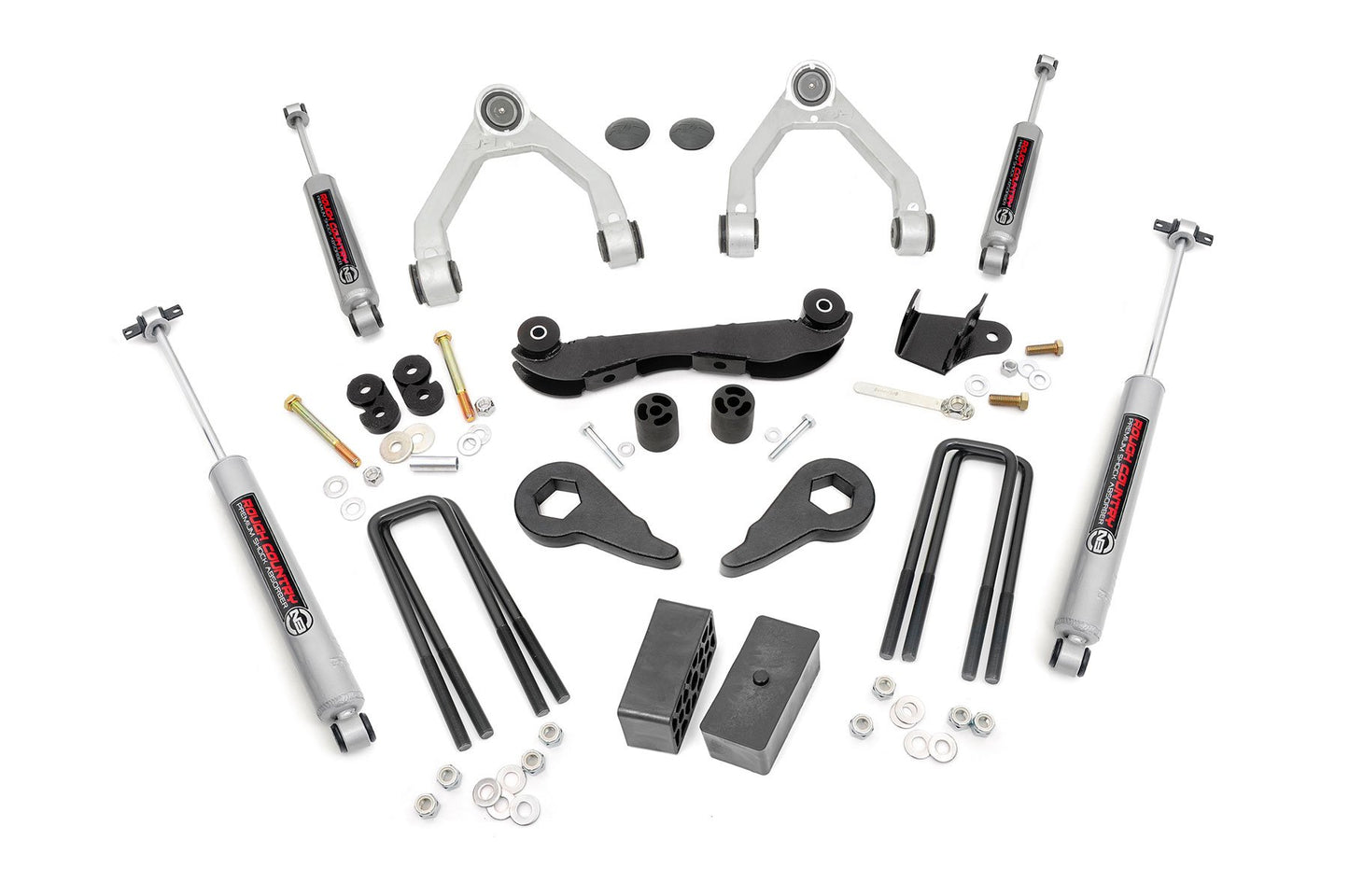 Rough Country 2-3 Inch Lift Kit | Rear Blocks | Chevy/GMC C1500/K1500 Truck & SUV (88-99)