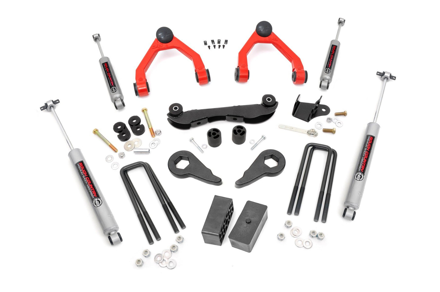 Rough Country 2-3 Inch Lift Kit | Rear Blocks | Chevy/GMC C1500/K1500 Truck & SUV (88-99)