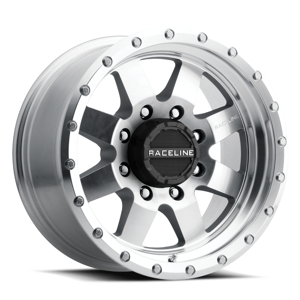 Raceline 935MC Defender Machined Clear Wheel 17x9 8x165.1 +0mm (935MC-79080-00)