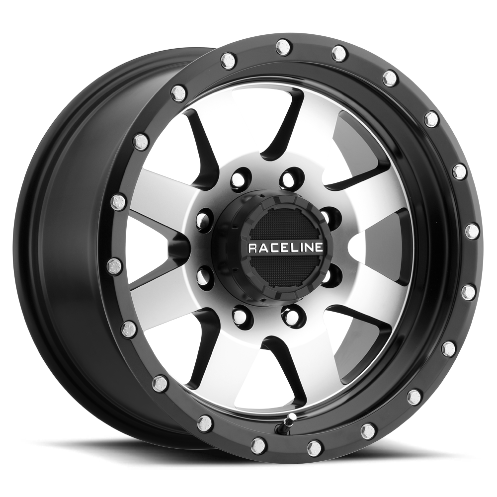 Raceline 935M Defender Machined Wheel 17x9 5x139.7 +0mm (935M-79055-00)