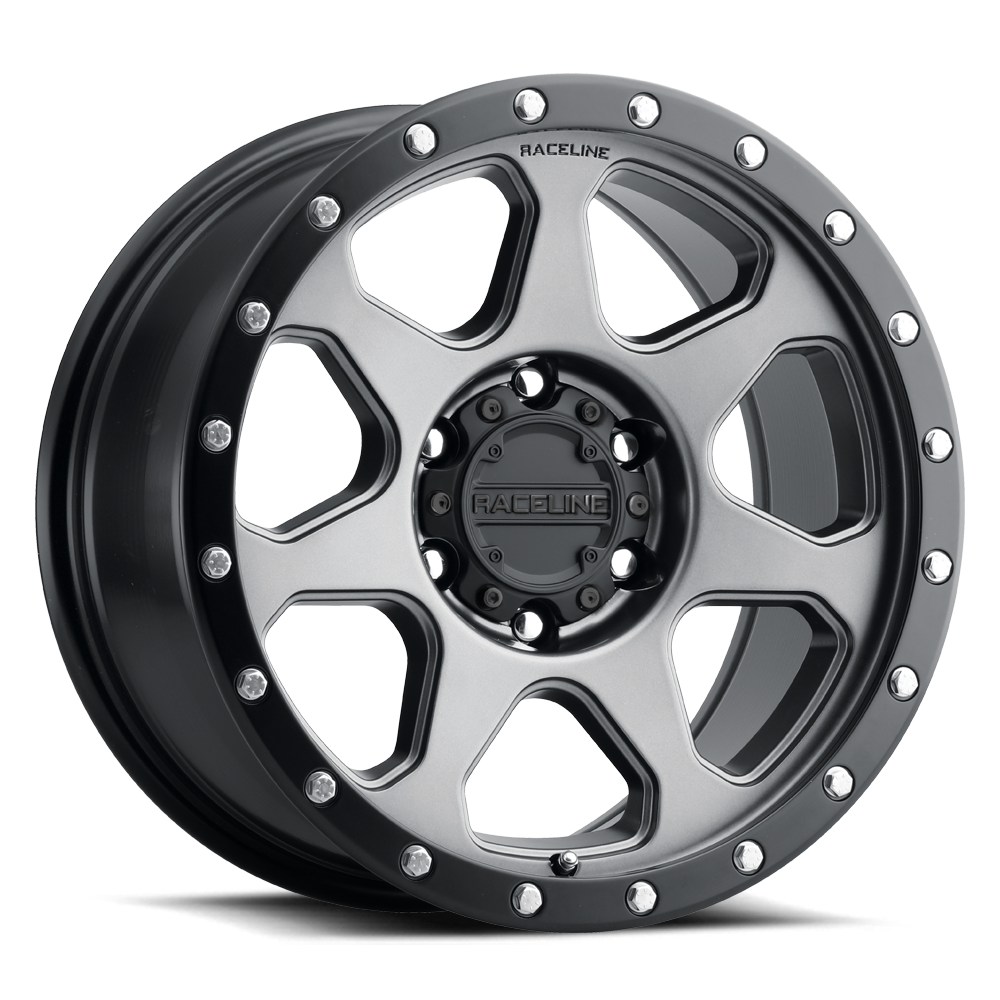Raceline 949G 7x Gunmetal Wheel 17x8.5 6x135 +0mm (949G-78565-00)