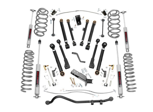 Rough Country 4 Inch Lift Kit | X-Series | Jeep Wrangler TJ (97-06)/Wrangler Unlimited (04-06) 
