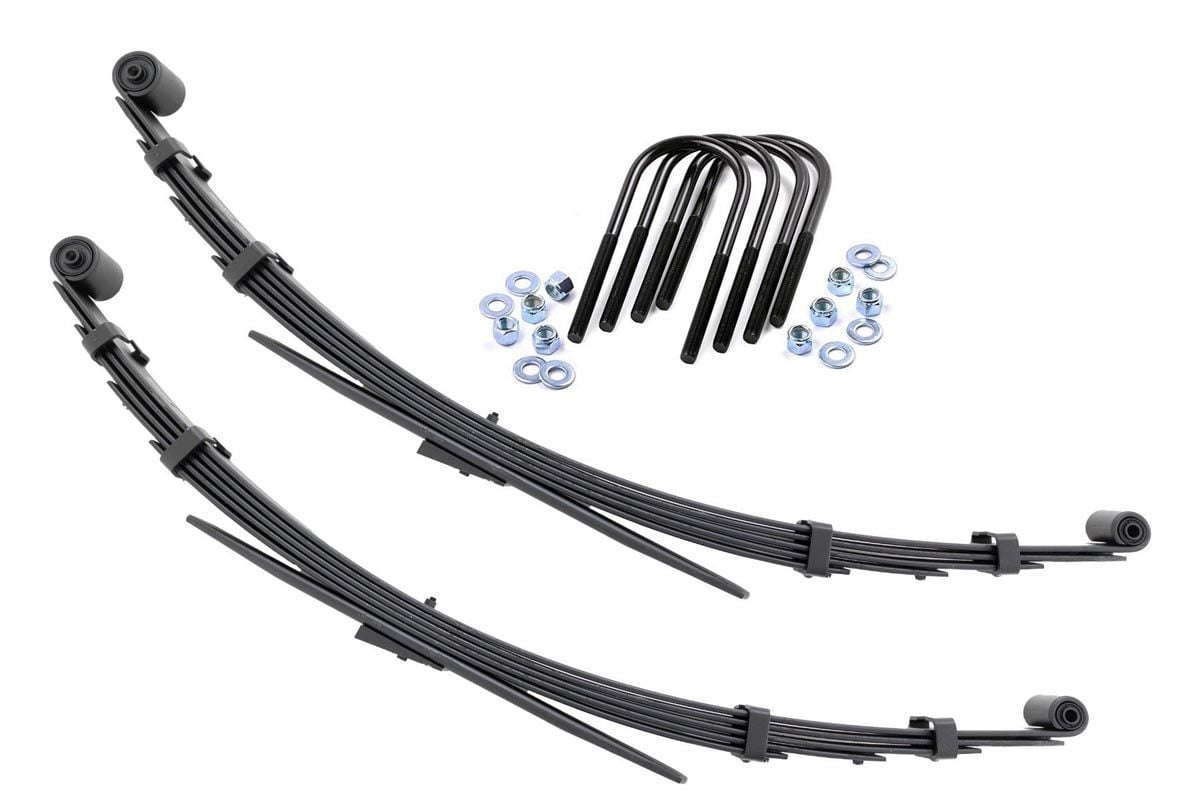 Rough Country Rear Leaf Springs | 3" Lift | Pair | Jeep Grand Wagoneer/J10 Truck/J20 Truck/Wagoneer 4WD