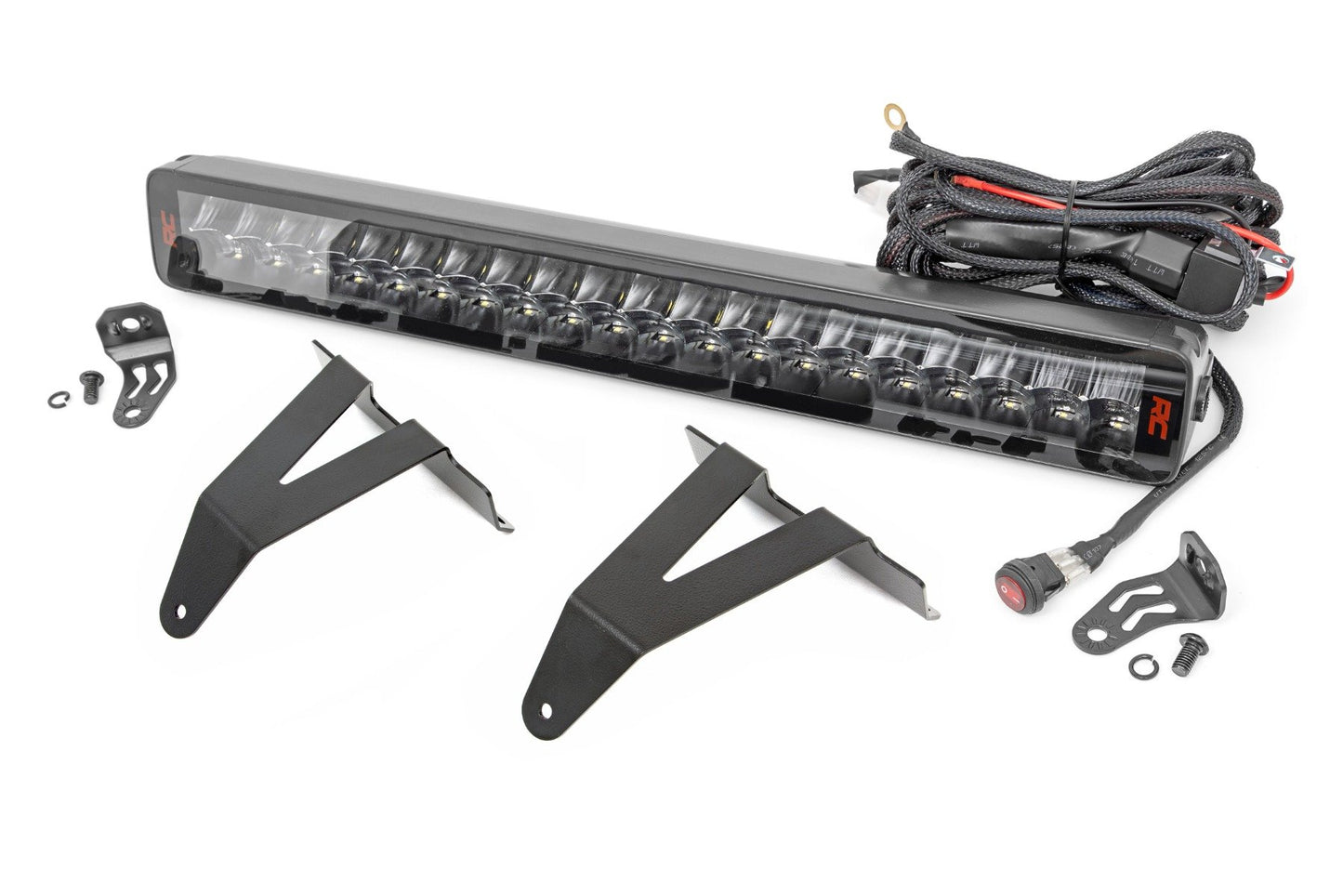 Rough Country LED Light Kit | Bumper Mount | 20" Spectrum Dual Row | Ram 1500 (19-24)