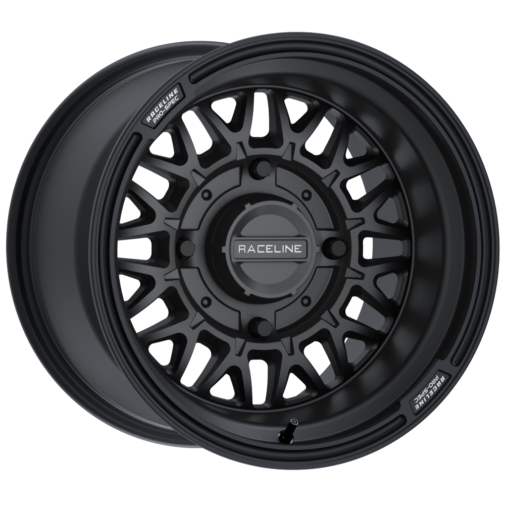 Raceline A13B Omega Black UTV Wheel 14x7 4x156 +10mm (A13B-47056+10)