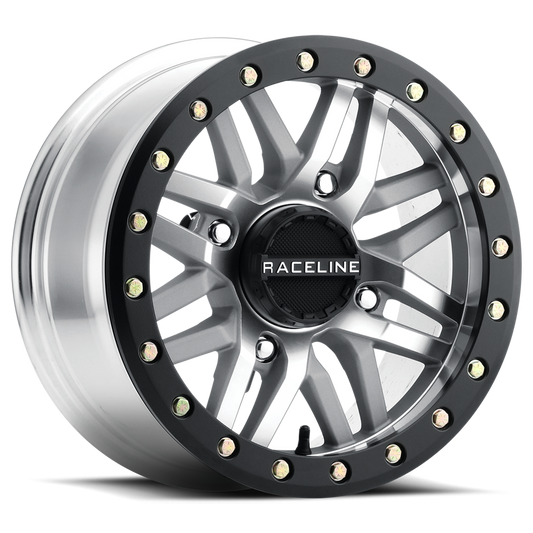 Raceline A91MA-Ryno Beadlock UTV Machined Wheel 15x7 4x137 +10mm (A91MA-57037+10)