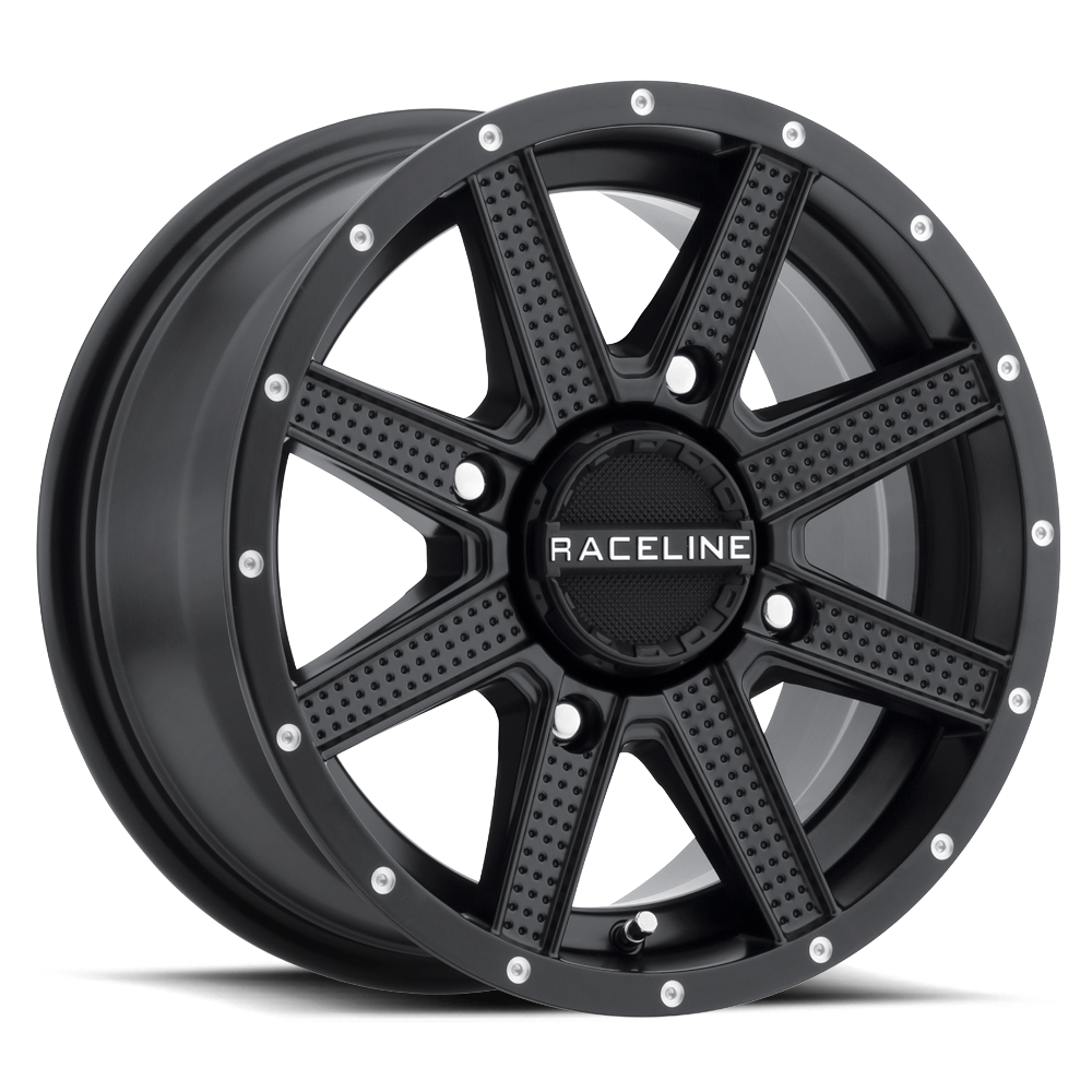 Raceline A92B Hostage UTV Black Wheel 12x7 4x110 -47mm (A92B-27011-47)