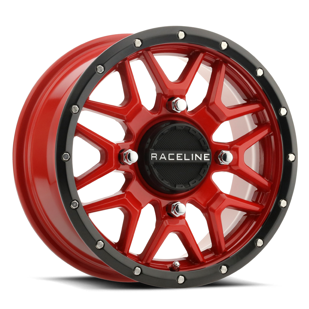 Raceline A94R Krank UTV Red Wheel 14x7 4x137 6+1 +38mm (A94R-47037+38)