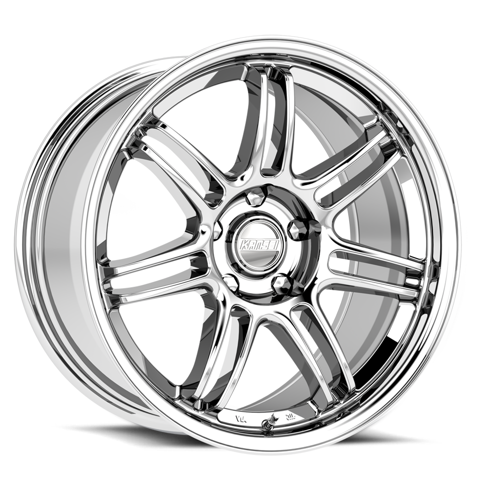 Kansei K17X SEVEN Chrome Wheel 18x10.5 5x114.3 +22mm (K17X-181512+22)