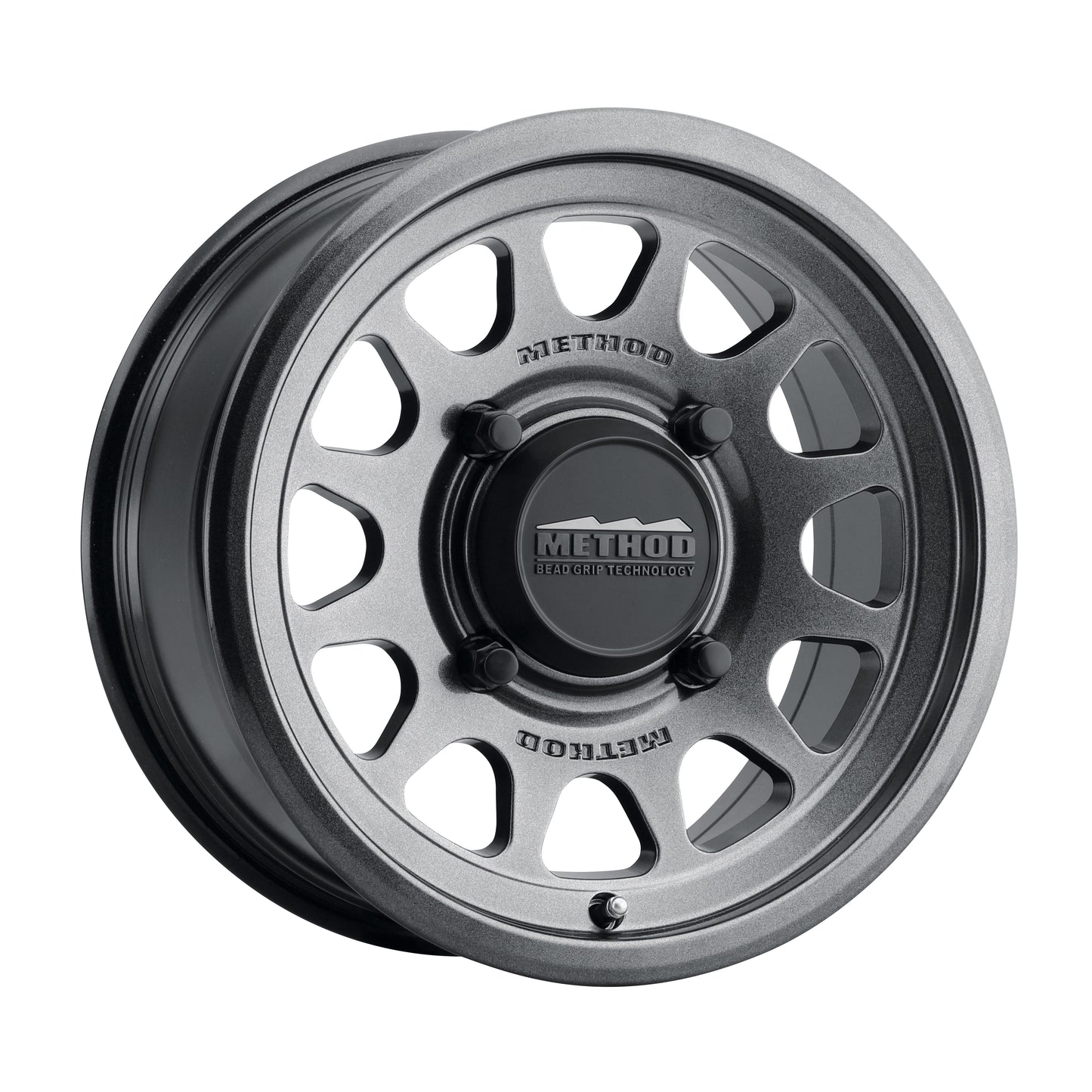 Method Race Wheels MR414 UTV Bead Grip Graphite 15x10 5x4.5 +25mm (MR414510121264)