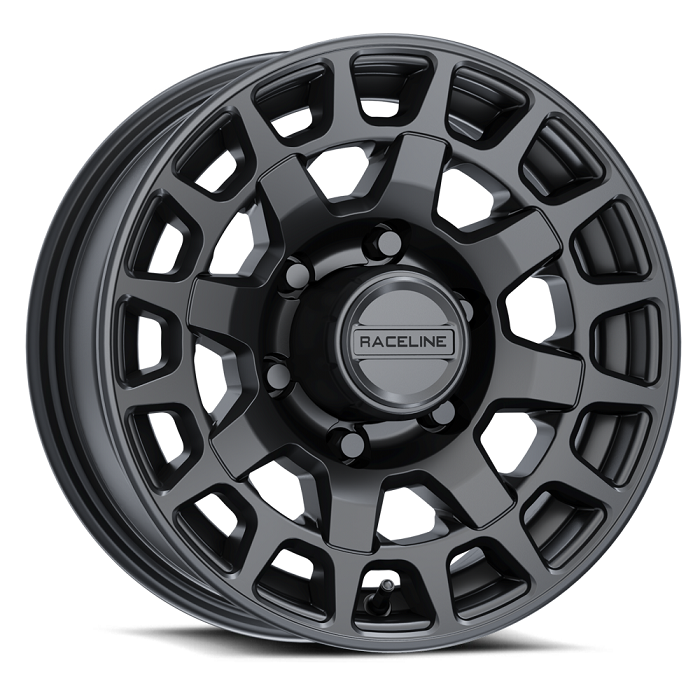Raceline 873B Backcountry Trailer Wheel Black 15x5 5x4.5 0mm (873B-55012)