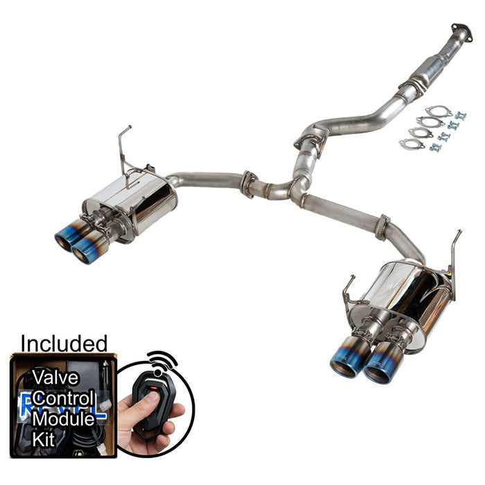 Revel Medallion Touring Premier Titanium Tips Exhaust for 2015-2021 Subaru WRX STI (T71188T)