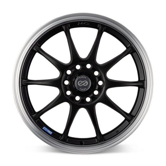 Enkei J10 Black Wheel 18x7.5 4x100/114 +42mm (409-875-10BK)
