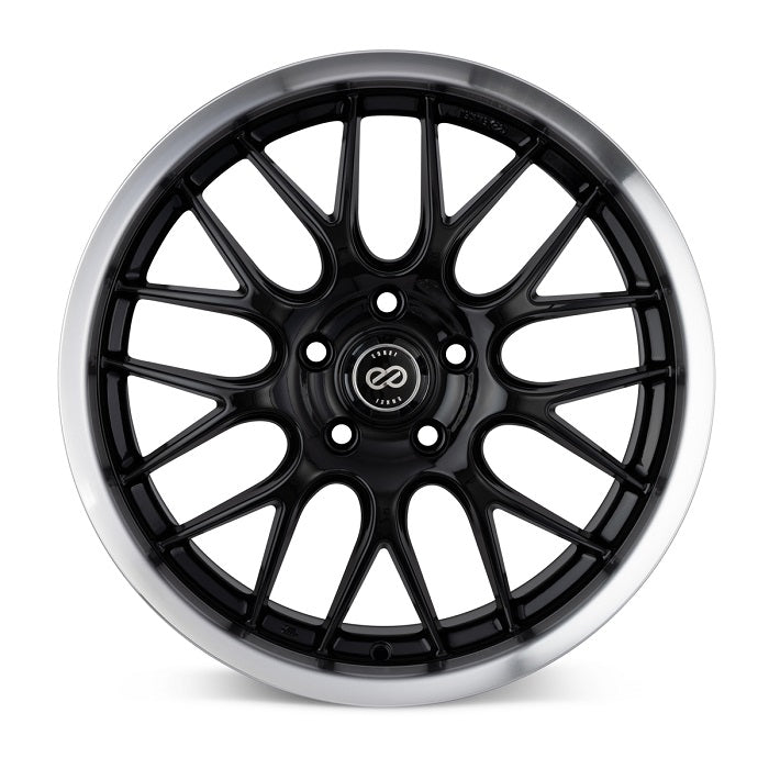 Enkei LUSSO Black Machined Lip Wheel 18x8 5x114.3 +40mm (469-880-6540BK)
