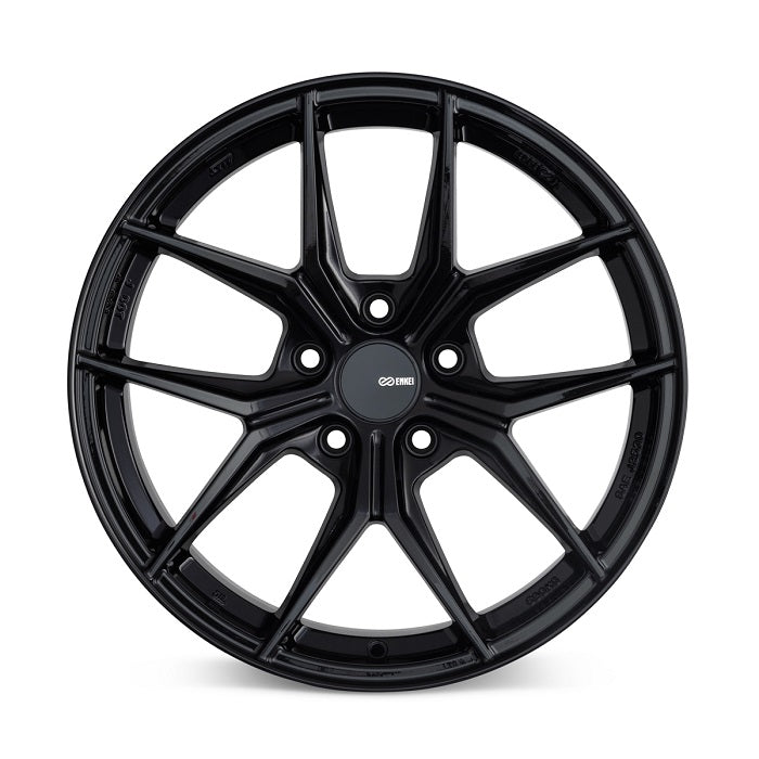 Enkei TSR-X Black Wheel 18x8 5x112 +45mm (529-880-4445BK)