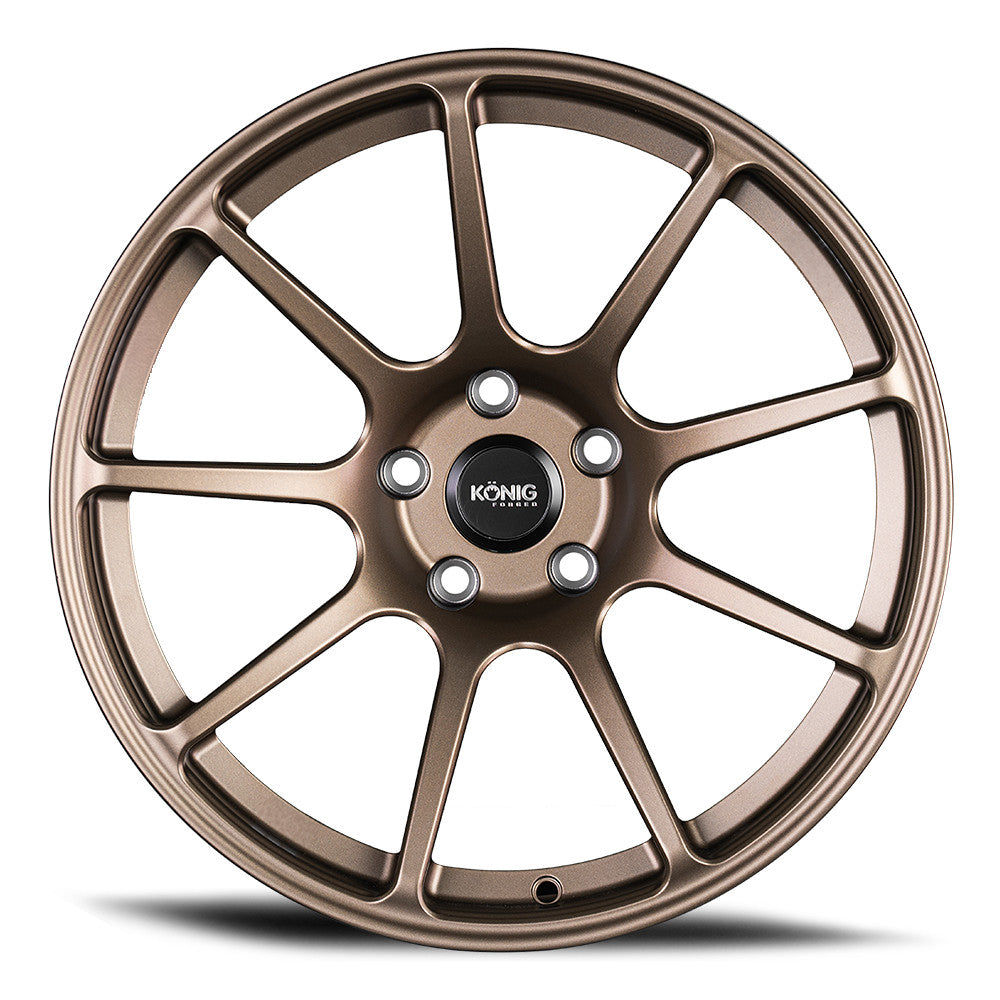 KONIG FORGED F5R 19x12 5x130 ET65 SATIN BRONZE