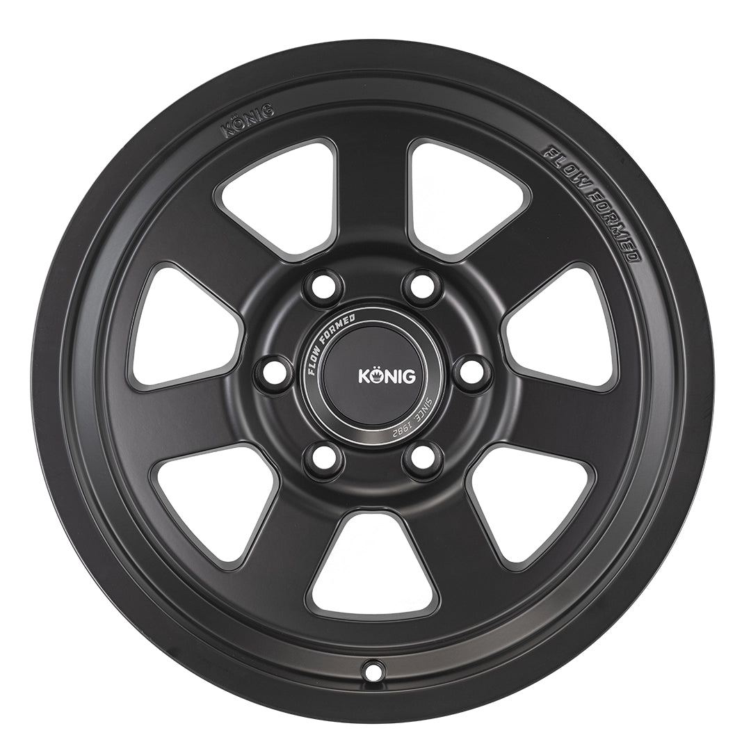 KONIG HT2 17x9 5x127 ET-12 MATTE BLACK (H2975127N125)