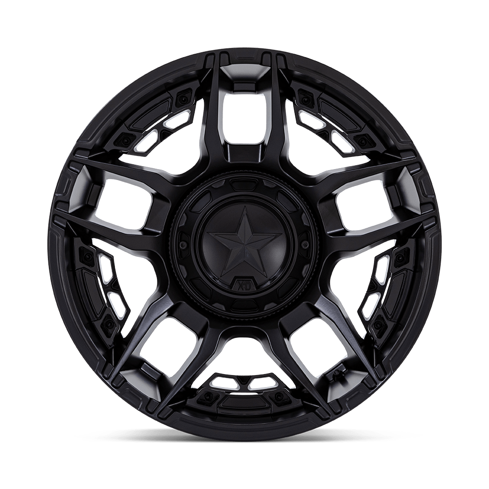 KMC XD871 Slash Matte Black Wheel 20X10 8x180 -18mm (XD871MX20108818N)