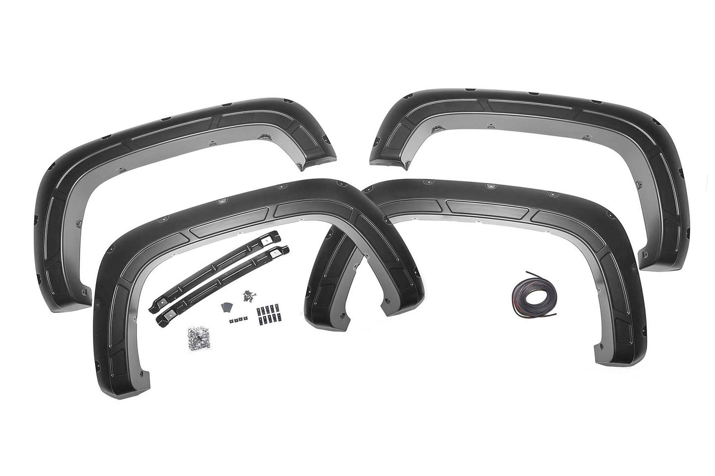 Rough Country Fender Flares | Defender | Chevy Silverado 2500 HD/3500 HD 2WD/4WD (20-24)