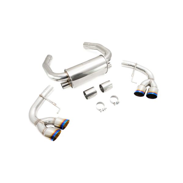 Megan Axle Back Exhaust for 2017+ BMW M5 F90 Burnt Tip (MR-ABE-BF90-VO)