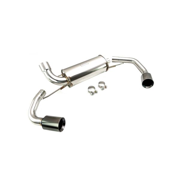 Megan Axle Back Exhaust for 2019+ BMW 3-Series G20 Black Tip (MR-ABE-BG20-BC)