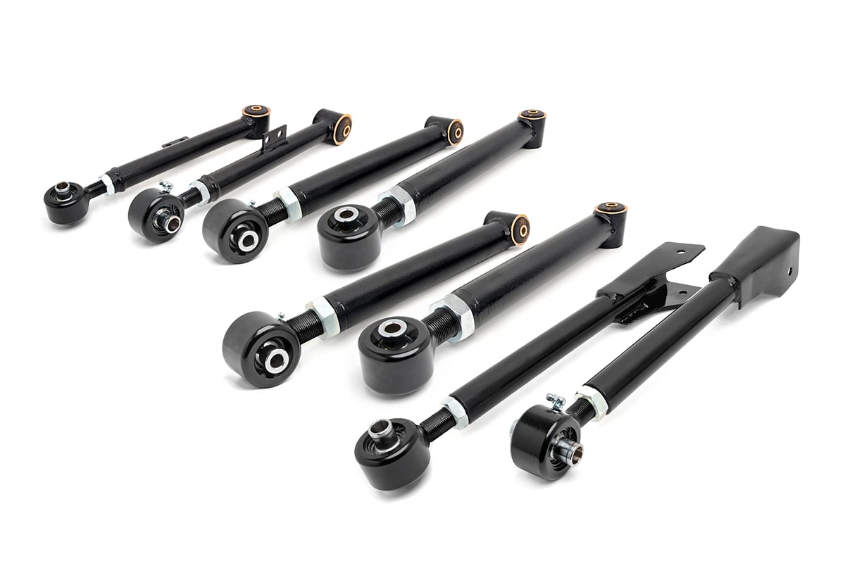 Rough Country X-Flex Control Arms | Complete Set | Jeep Wrangler TJ (97-06)/Wrangler Unlimited (04-06)