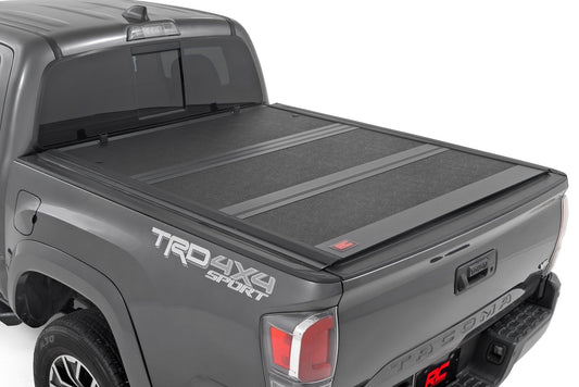 Rough Country Hard Low Profile Bed Cover | 5' Bed | Toyota Tacoma 2WD/4WD (2016-2023)