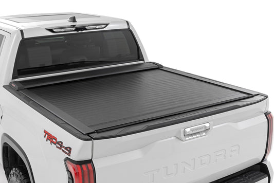 Rough Country Retractable Bed Cover | 5'7" Bed | Toyota Tundra 2WD/4WD (2022-2024)