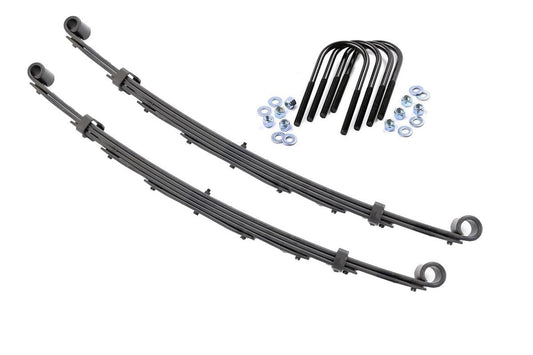 Rough Country Front Leaf Springs | 4" Lift | Pair | Chevy/GMC C10/K10 Truck/C25/K25 Truck/Jimmy (69-72)