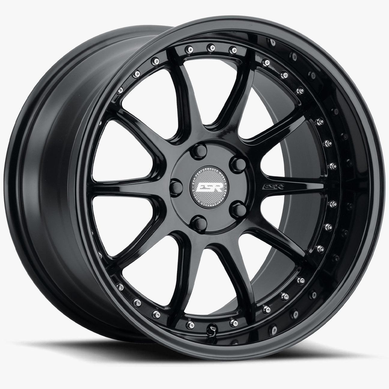 ESR CS12 18x8.5 Blank +30 72.6 Gloss Black (88511130 CS12GBLK)