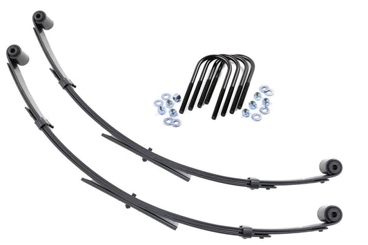 Rough Country Front Leaf Springs | 2.5" Lift | Pair | Jeep Wrangler YJ 4WD (1987-1995)