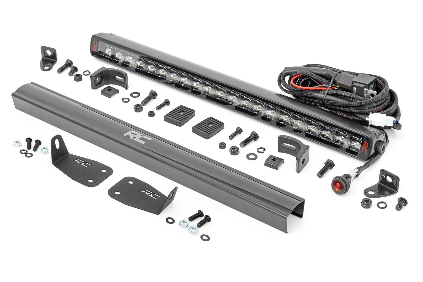 Rough Country LED Light Kit | Bumper Mount | 20" Spectrum Single Row | Ford Bronco Sport (21-24)