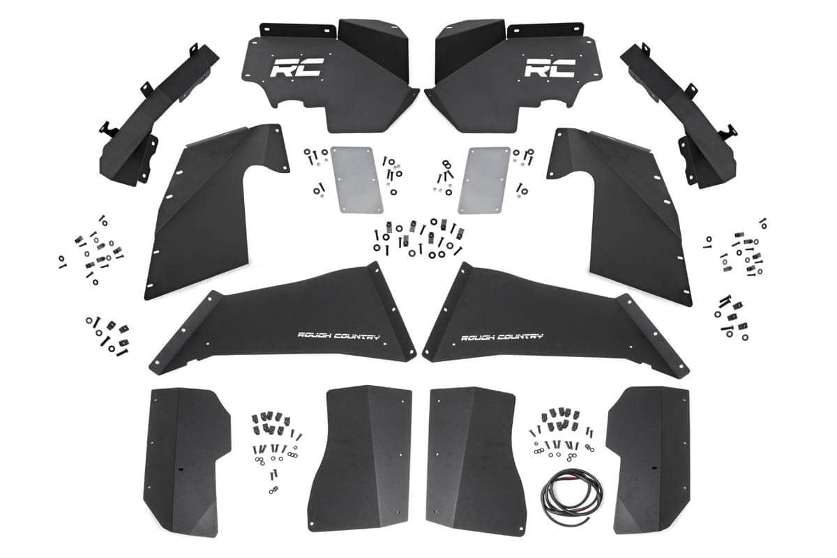 Rough Country Inner Fenders | FR & RR | Vertex | Jeep Wrangler JK/Wrangler Unlimited (07-18)