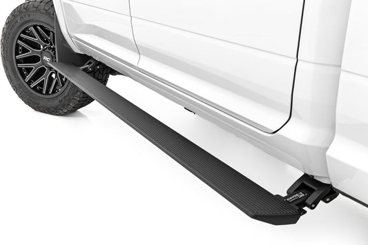 Rough Country Power Running Boards | Dual Electric Motor | Crew Cab | Ram 2500/3500 (10-24)