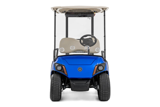 Rough Country Vented Full Windshield | Scratch Resistant | Yamaha Drive2 Golf Cart