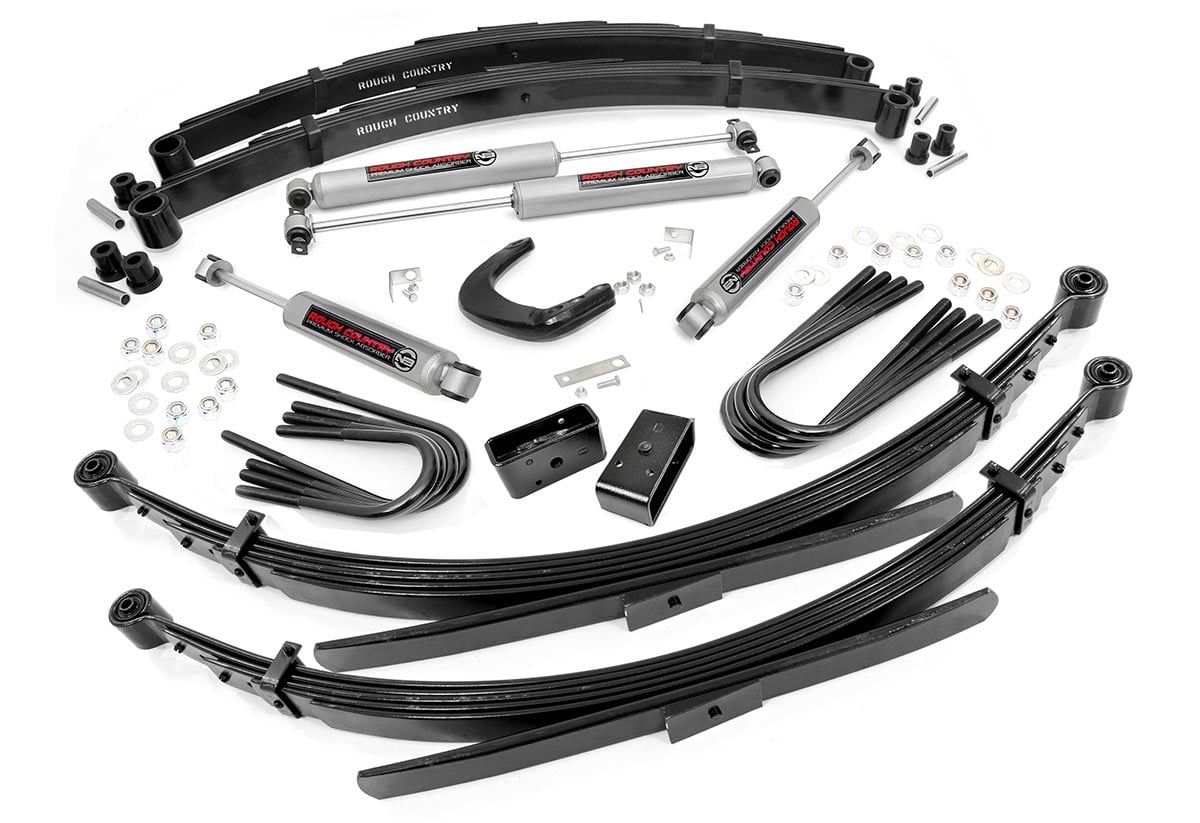 Rough Country 6 Inch Lift Kit | 56 Inch RR Sprgs | GMC Half-Ton Suburban/Jimmy 4WD (88-91)