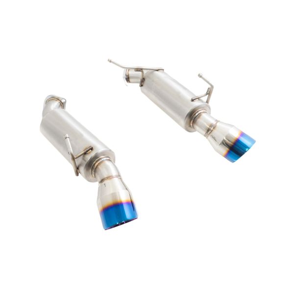 Megan Axle Back Exhaust for 2008-2011 Infiniti G37 Coupe Black Tip (MR-ABE-IG08-BT)