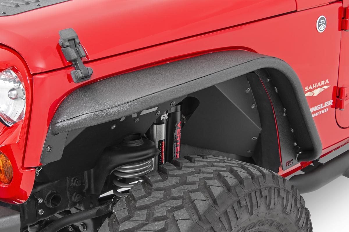 Rough Country Fender Flare | Steel | Front | Jeep Wrangler JK/Wrangler Unlimited (07-18)