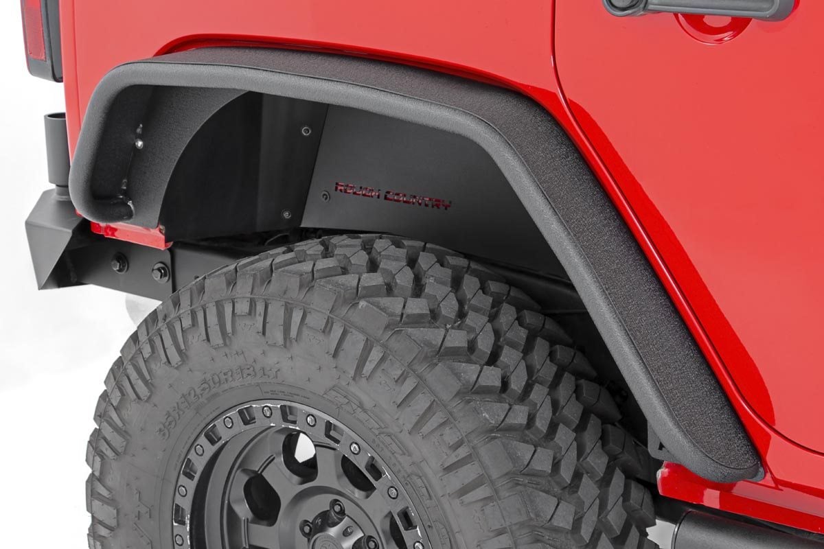 Rough Country Fender Flare | Steel | Rear | Jeep Wrangler JK/Wrangler Unlimited (2007-2018)