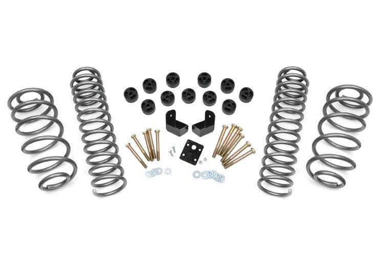 Rough Country 3.75 Inch Lift Kit | Combo | 4 Cyl | Jeep Wrangler TJ (97-06)/Wrangler Unlimited (04-06)